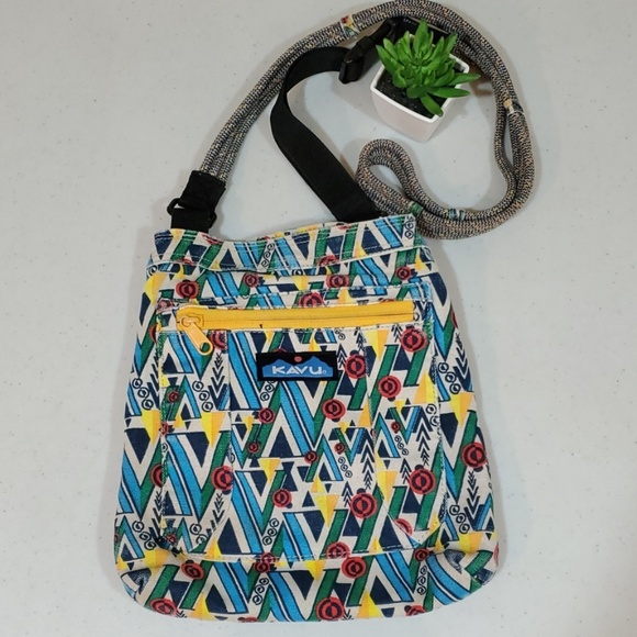 Kavu Handbags - Kavu Rope Crossbody Purse Tribal Boho